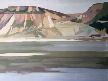 Gouache painting Mountain View Chernikov Vladimir Mikhailovich