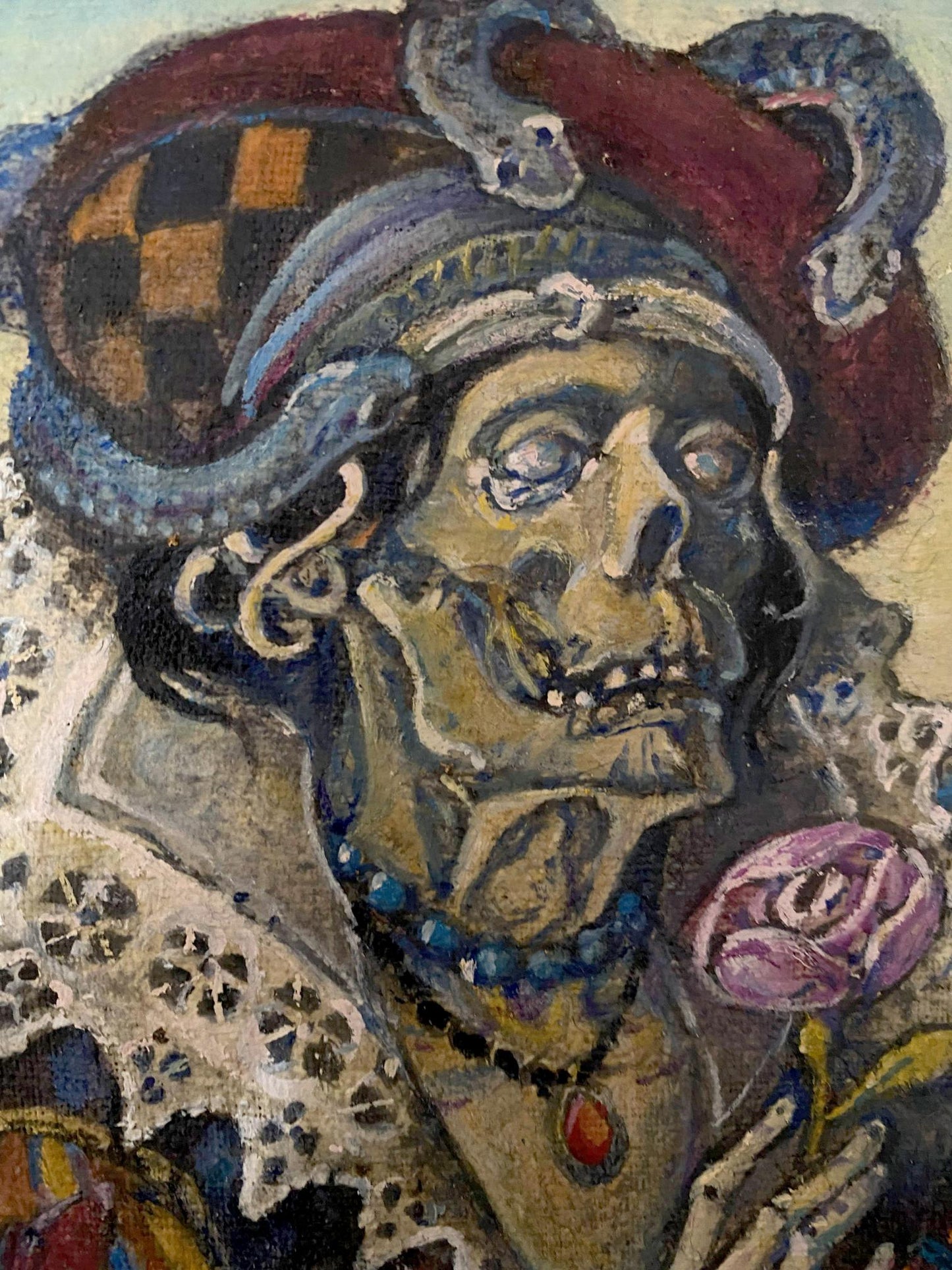 Oleg Arkad'yevich Litvinov's interpretation of a brother's portrait in oil