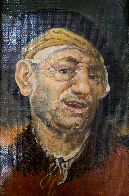 Oil painting Portrait of the Grotesque Litvinov Oleg Arkad'yevich
