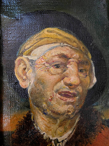 Oil painting Portrait of the Grotesque Litvinov Oleg Arkad'yevich