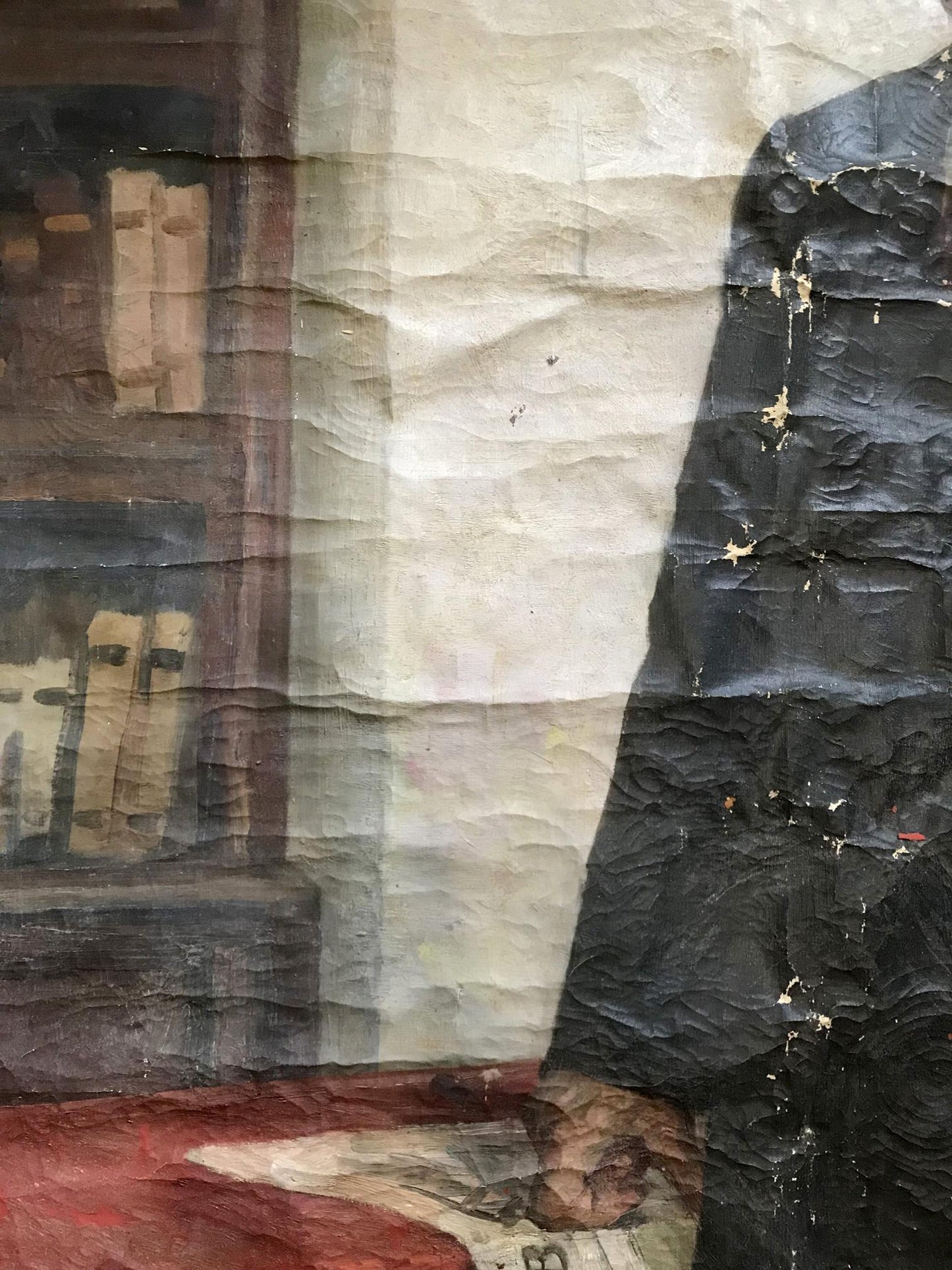 Oil painting Portrait of Lenin in the office N. Nagulyak