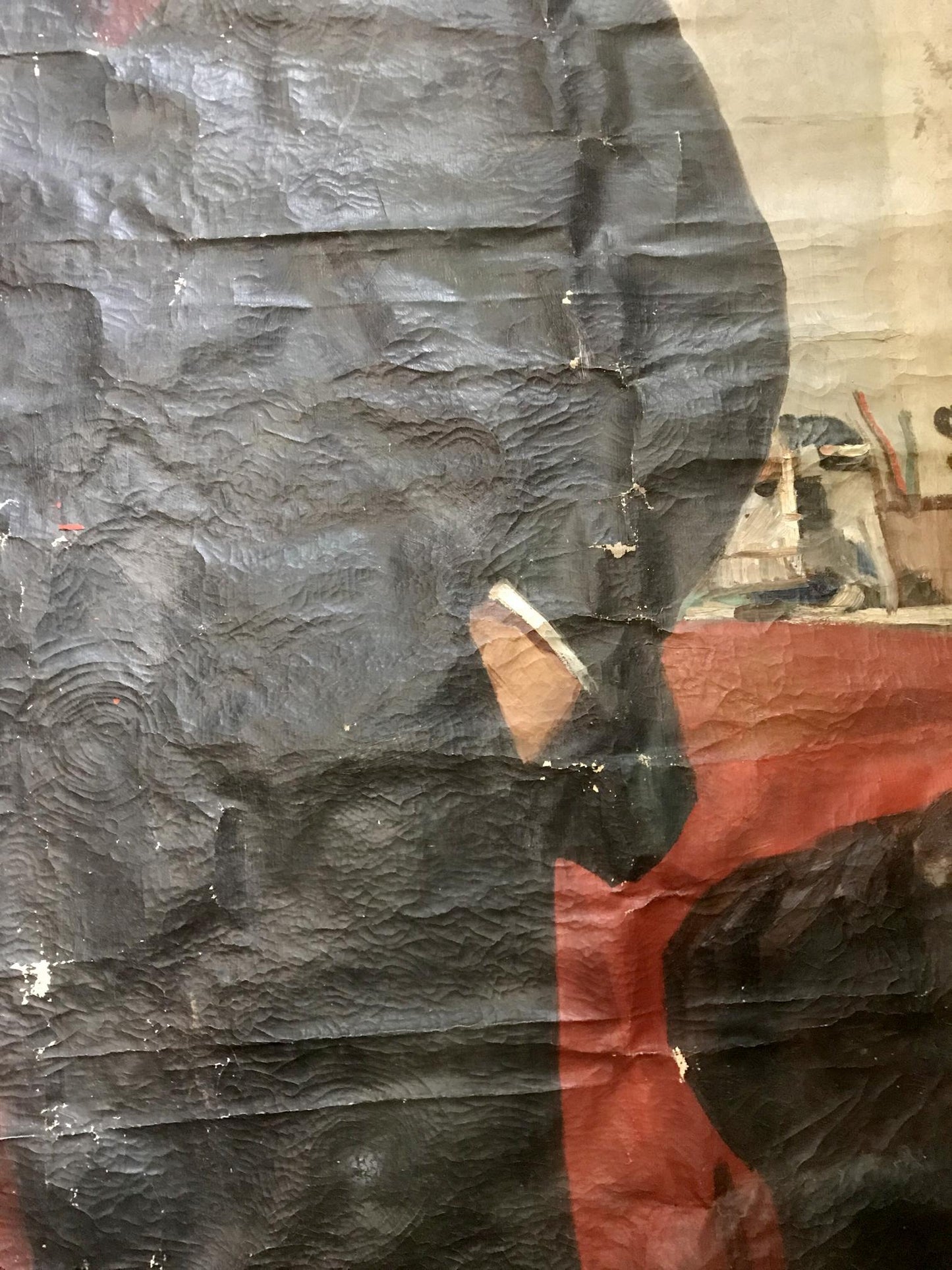 Oil painting Portrait of Lenin in the office N. Nagulyak