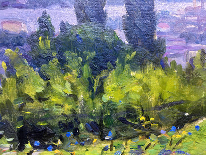 A. Popov's "View of the Pechersky Park" in oi