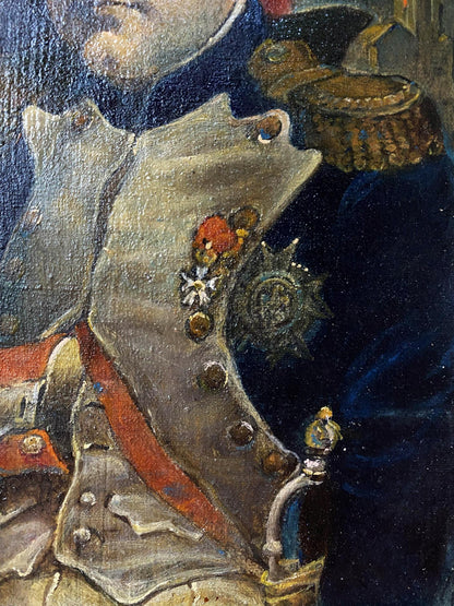 Oil painting Portrait of Napoleon Litvinov Oleg Arkad'yevich