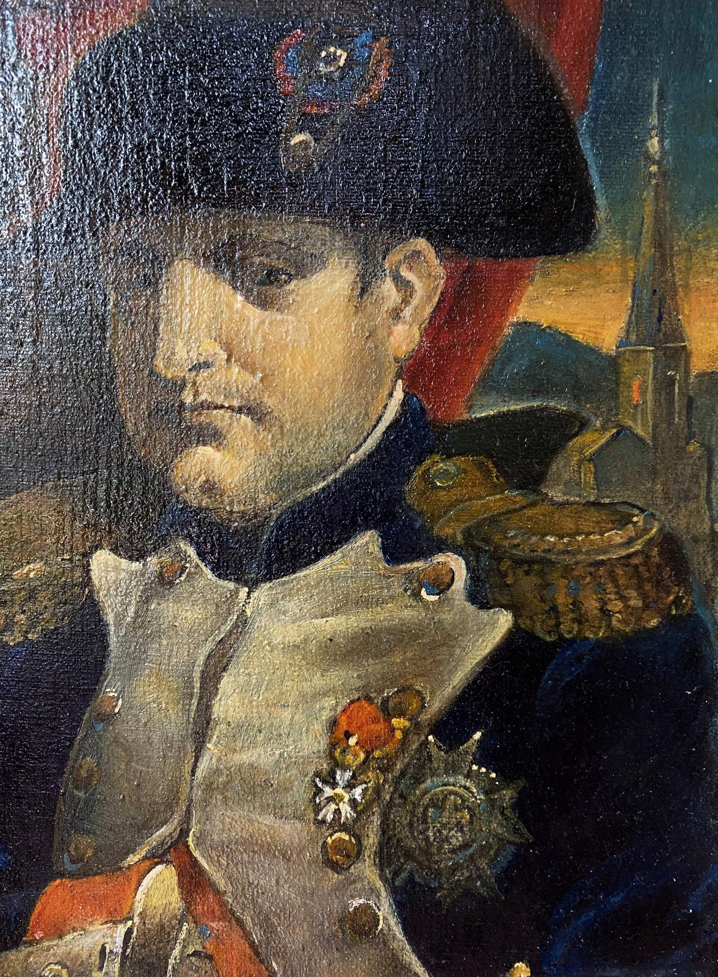 Oil painting Portrait of Napoleon Litvinov Oleg Arkad'yevich
