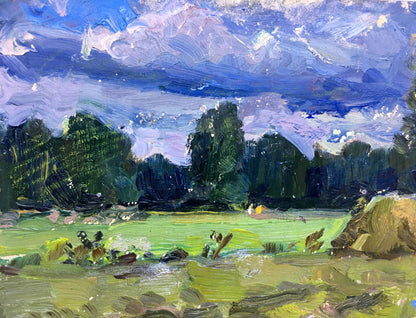 Oil painting Before the rain Popov I. A.