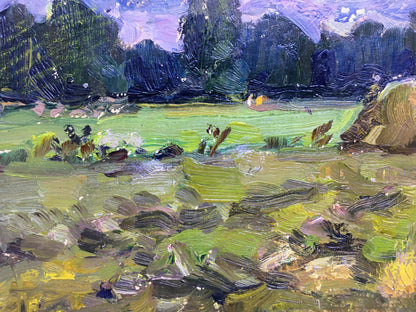 Oil painting Before the rain Popov I. A.