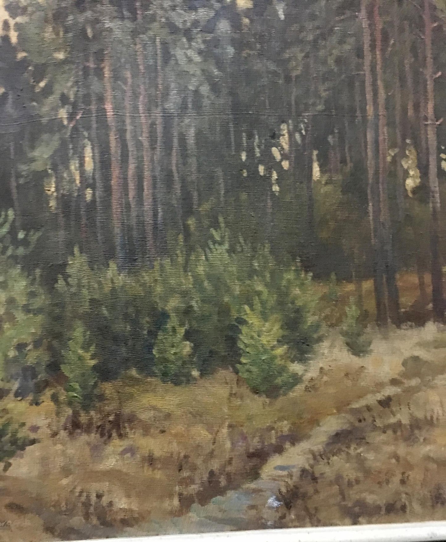 Oil painting The road to the forest Alexander Georgievich Cherkass