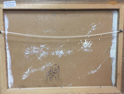 Oil painting Ruins of a building original picture painter