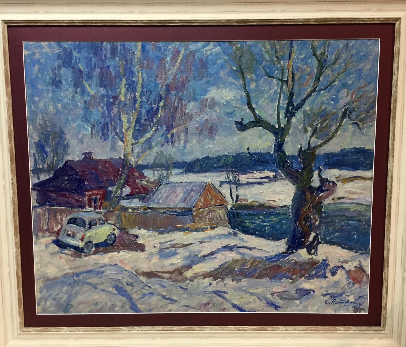 Oil painting Blue day Petrashevsky Stanislav Vasilievich