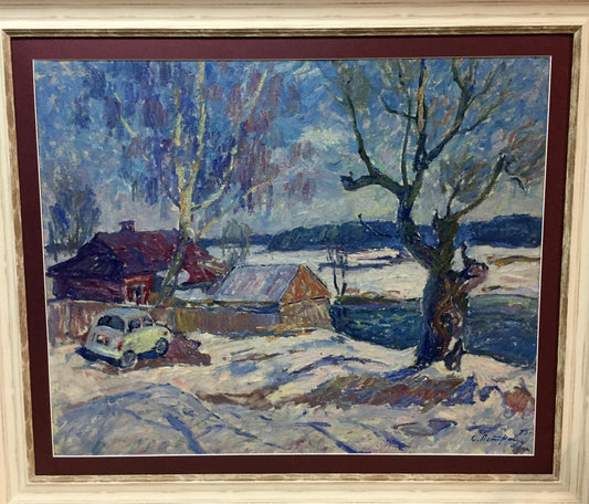 Oil painting Blue day Petrashevsky Stanislav Vasilievich