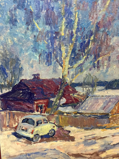 Oil painting Blue day Petrashevsky Stanislav Vasilievich