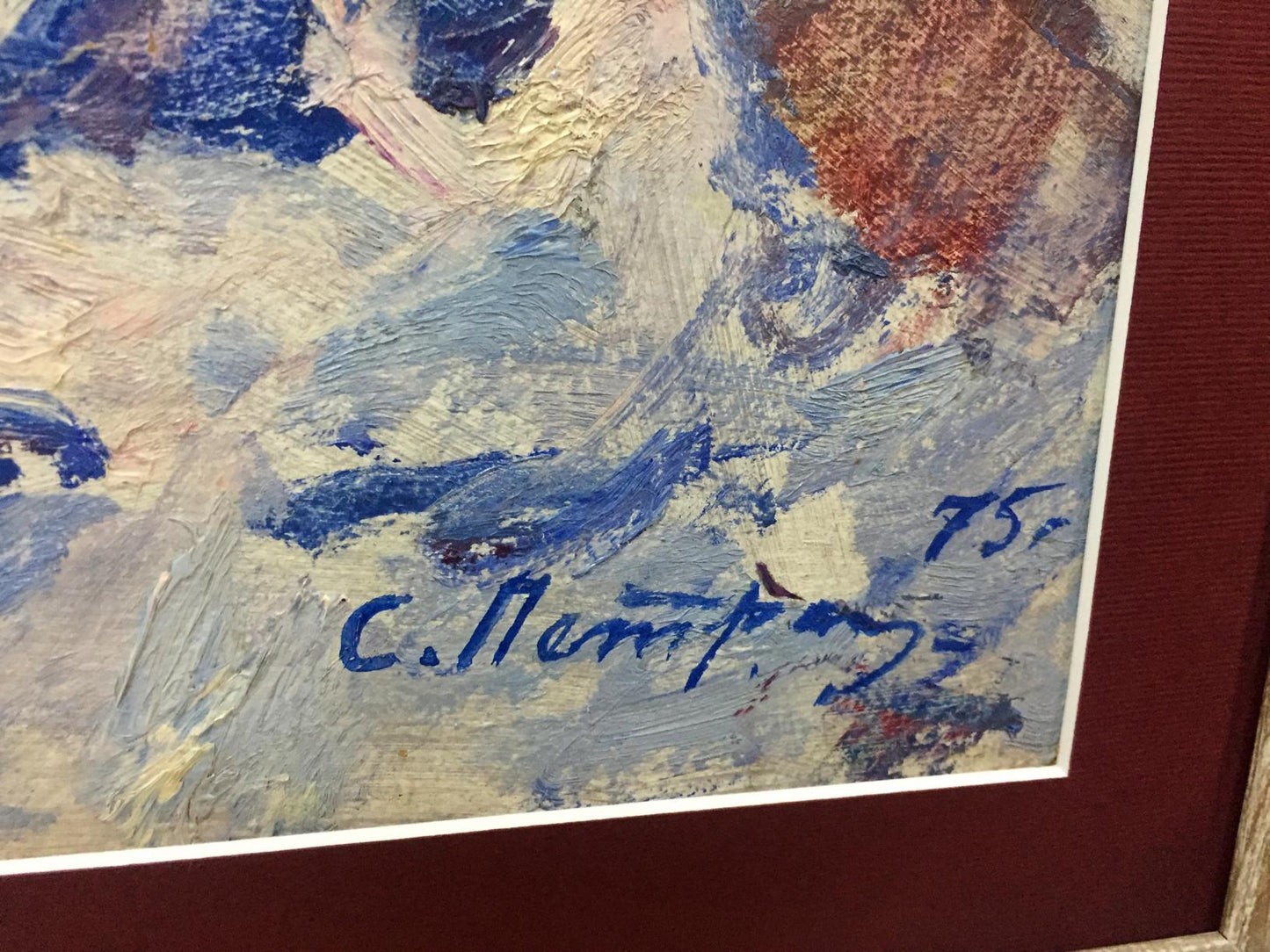 Oil painting Blue day Petrashevsky Stanislav Vasilievich