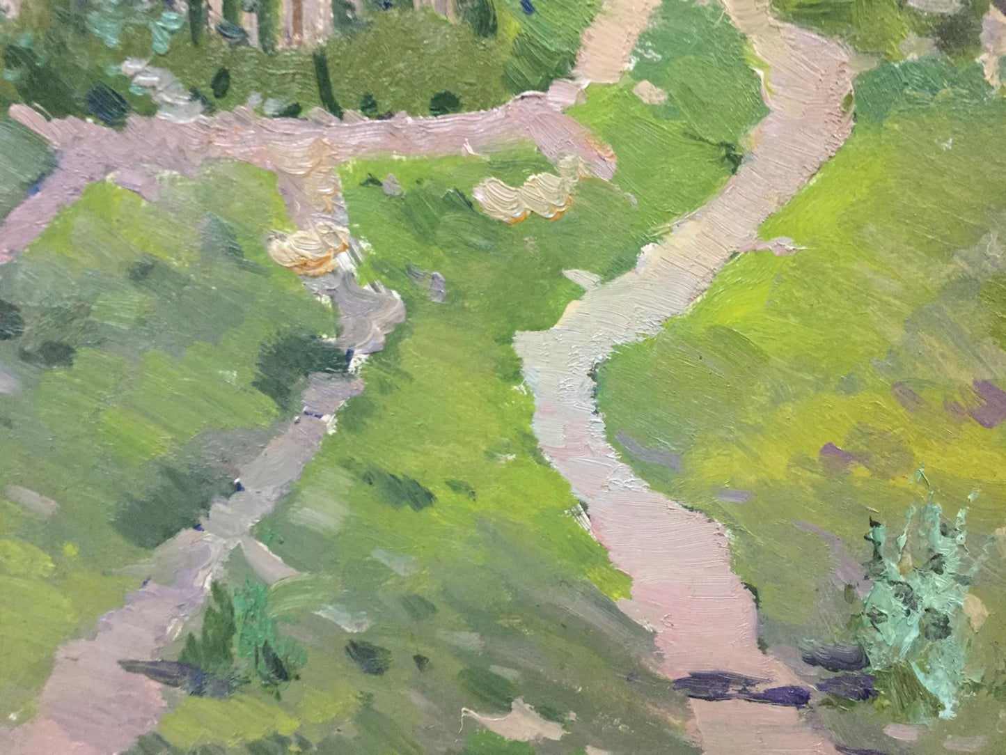 Double oil painting Houses original picture