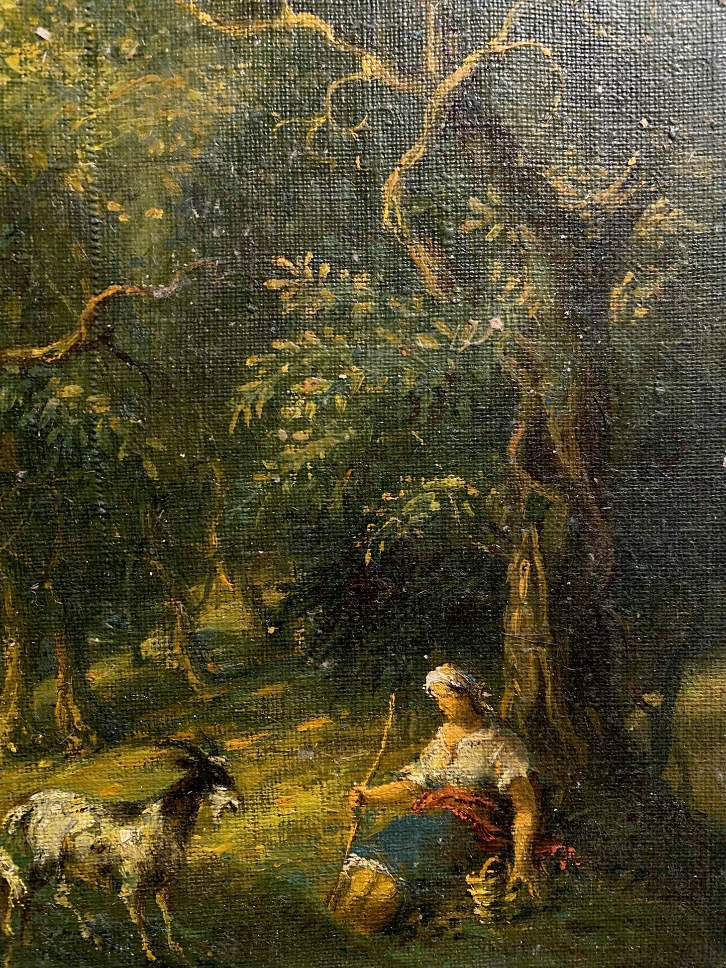 Oil painting Hot day in the forest Oleg Litvinov