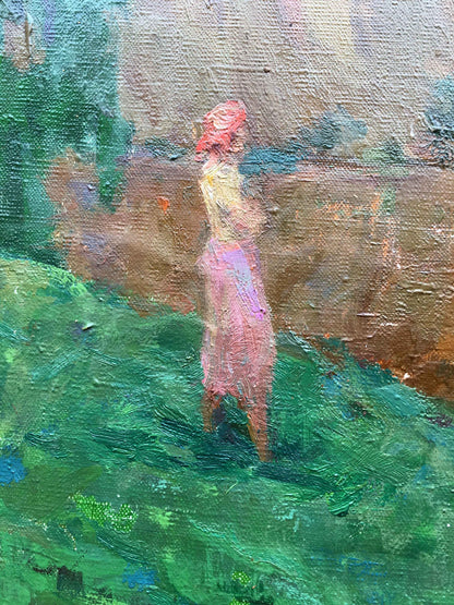 Oil painting river Korostelev Vladimir Aleksandrovich