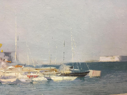 Alexey Fedorovich Vlasov's oil painting captures the beauty of the sea