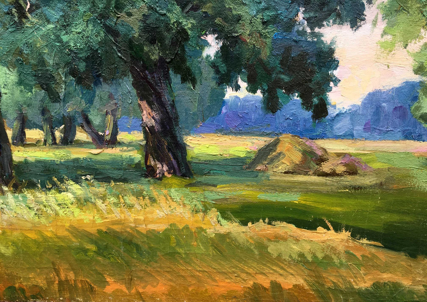Oil painting forest landscape Nepiypivo Vasily Ignatievich