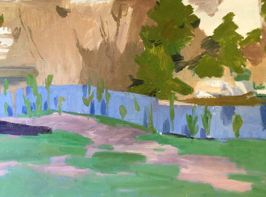 Oil painting Winding river Vladimir Chernikov