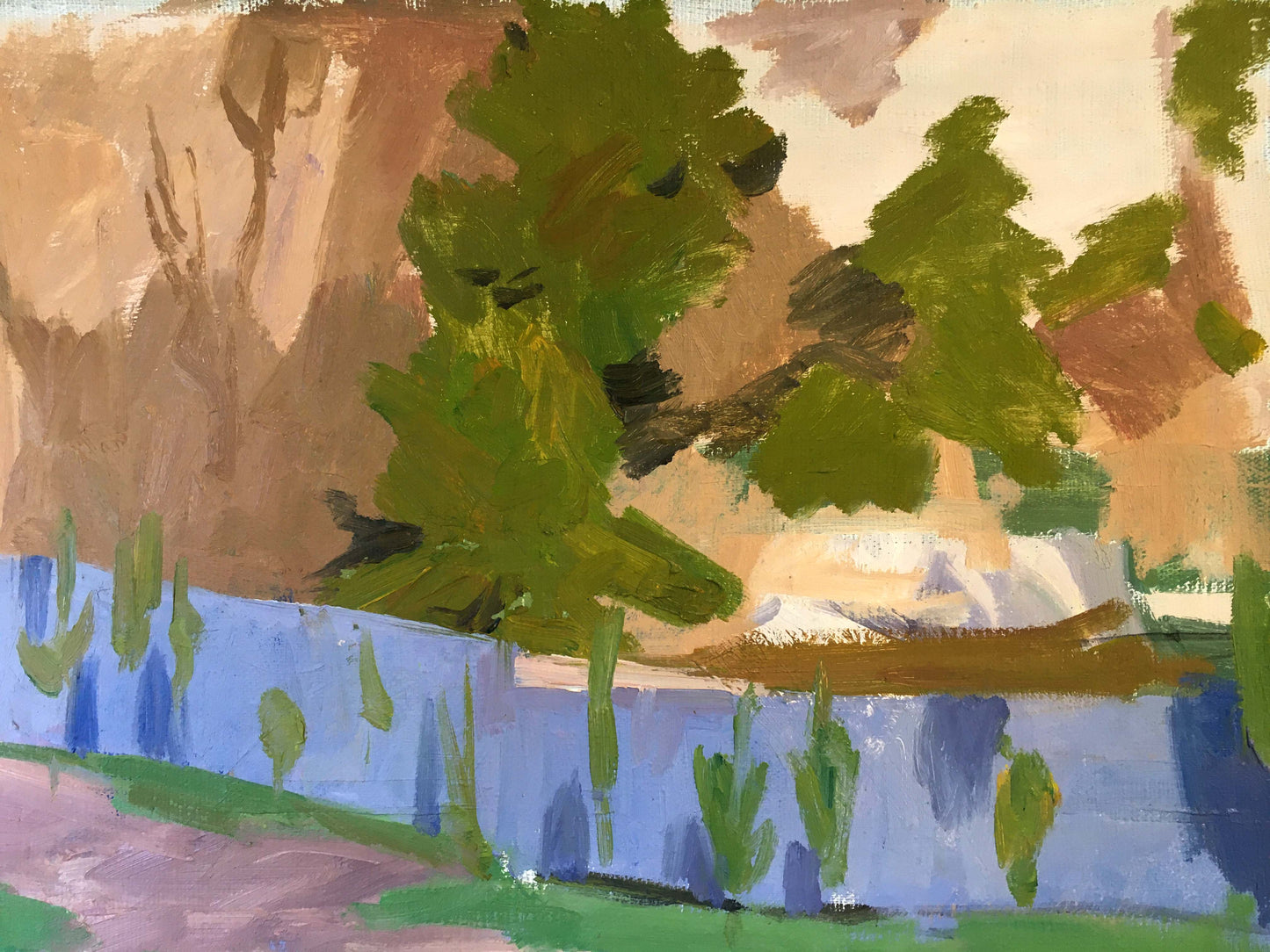 Oil painting Winding river Vladimir Chernikov