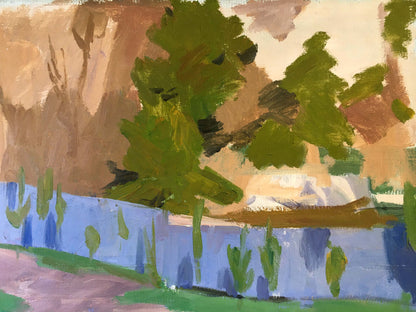 Oil painting Winding river Vladimir Chernikov