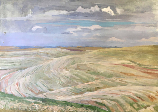 Oil painting Overcast weather Chernikov Vladimir Mikhailovich