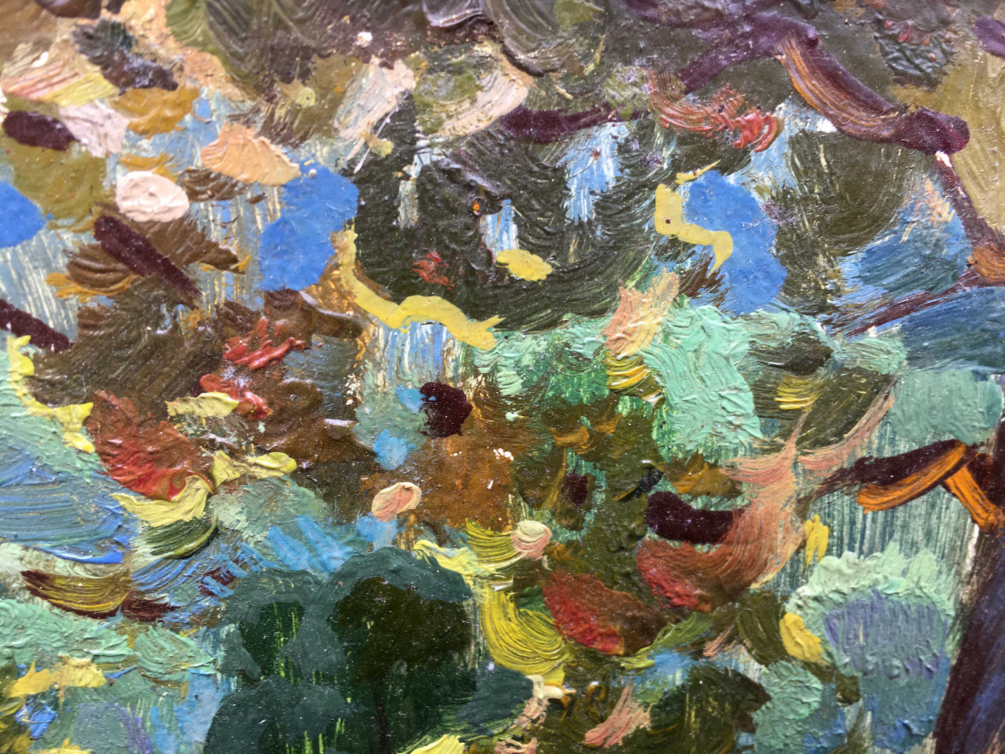 Oil painting forest landscape Aleksandrochkin Yuri Mikhailovich