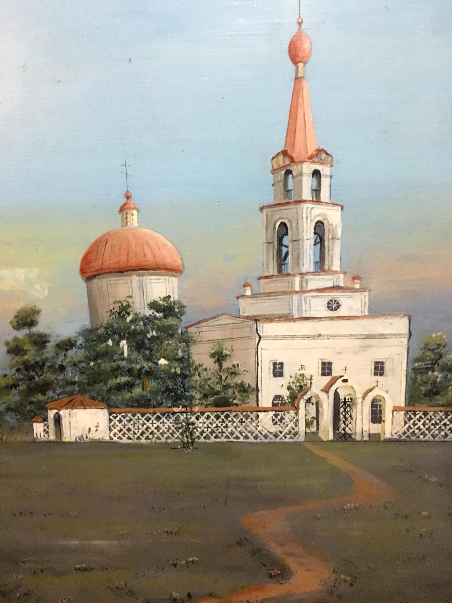 Oil painting Old Lubotin