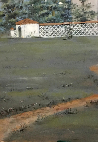 Oil painting Old Lubotin