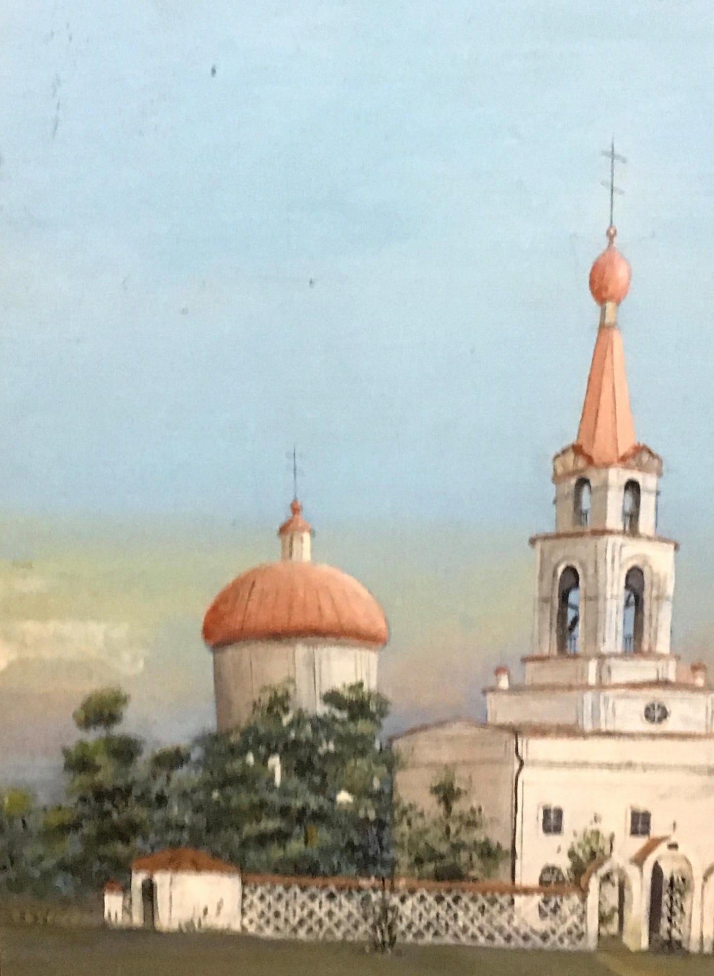 Oil painting Old Lubotin