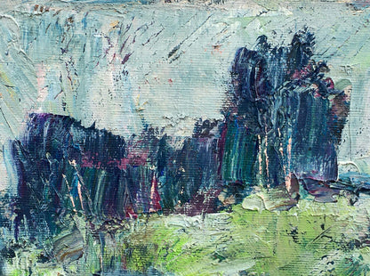 Abstract oil painting Landscape Mazur Vladimir