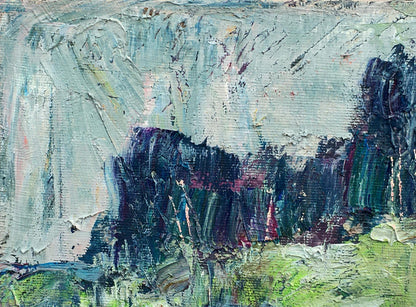 Abstract oil painting Forest Nature Landscape Mazur Vladimir