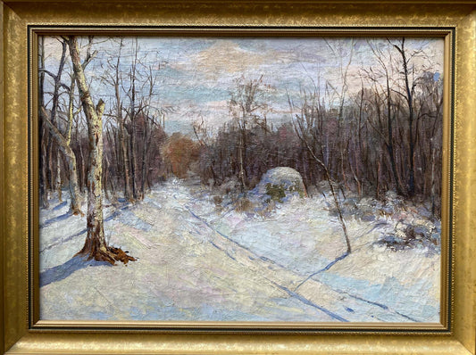 oil painting winter landscape buy