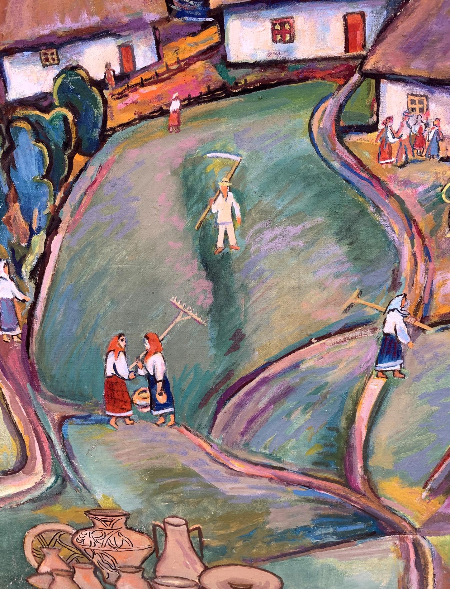 Oil painting Country flavor Unknown artist