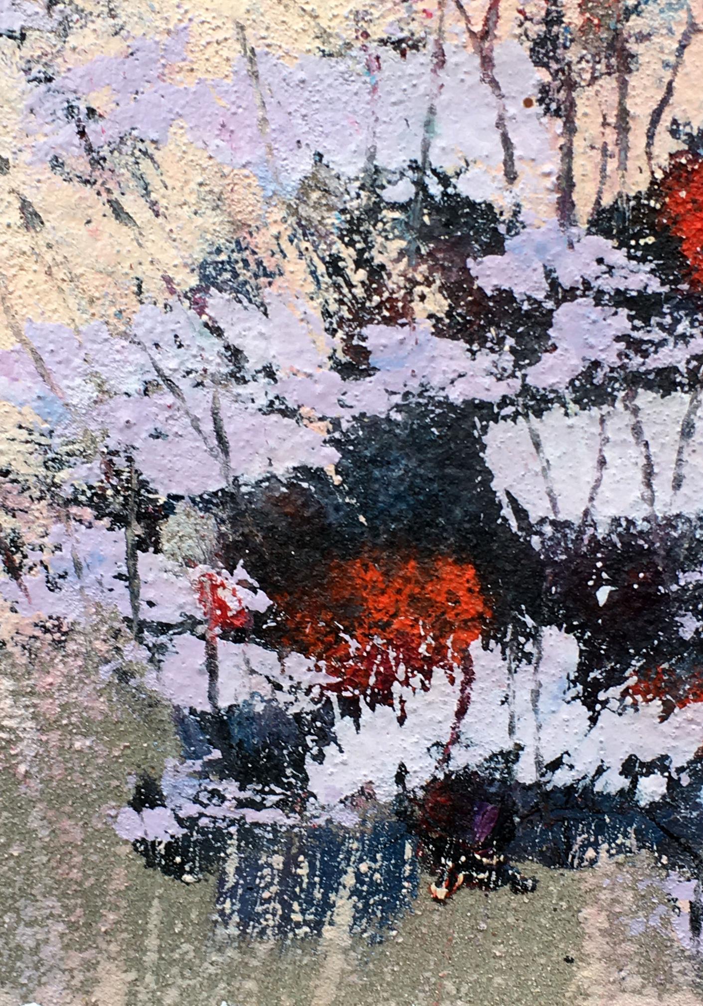 Abstract oil painting Floral still life  Mazur Vladimir