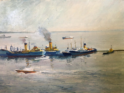 Oil painting In the sea Svyatoslav Petrovich Skorobogatov