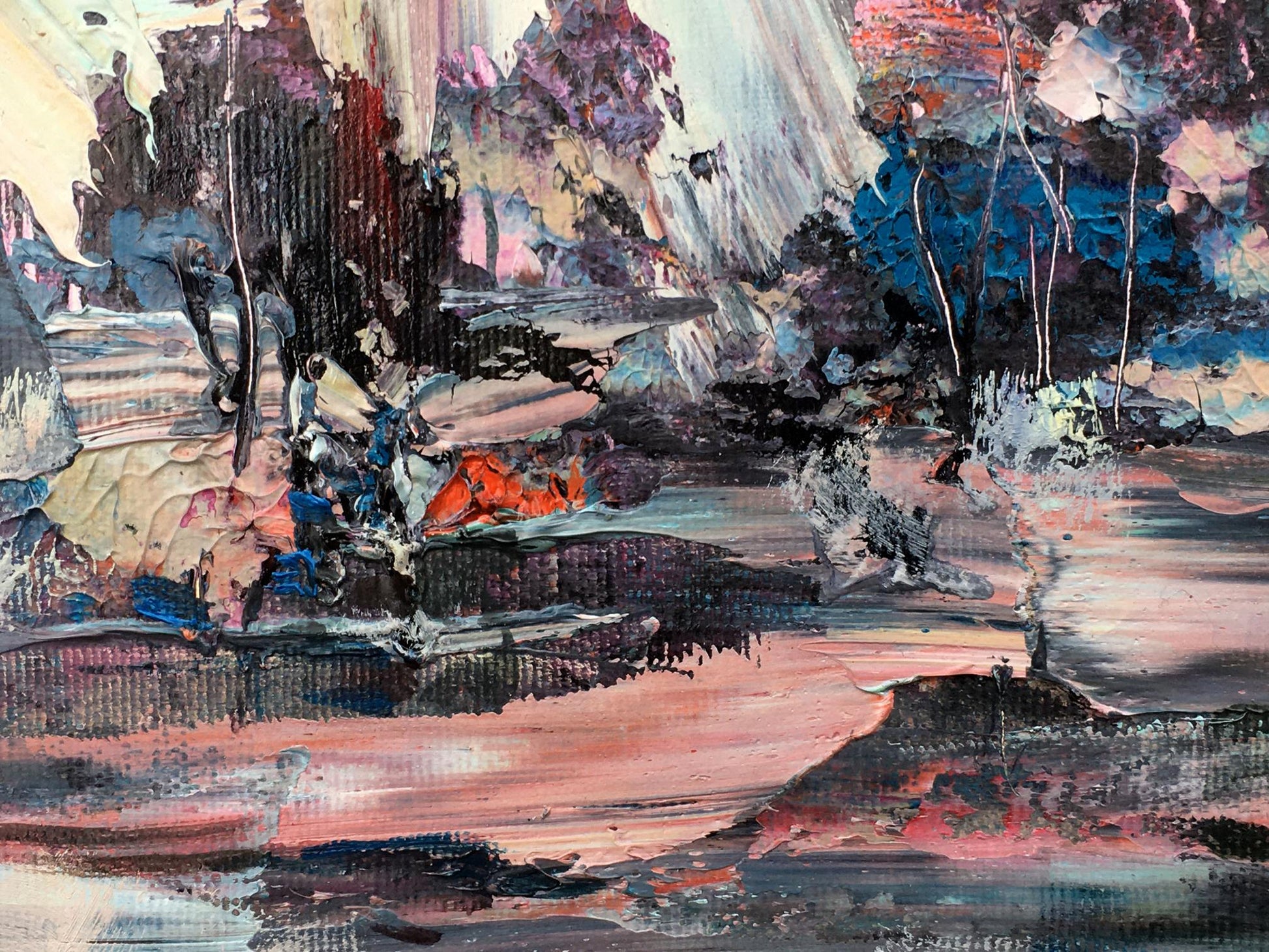 Abstract oil painting Autumn Mazur Vladimir