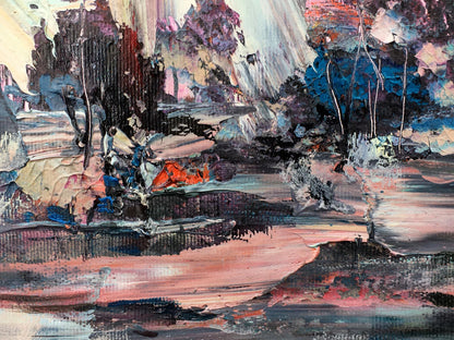 Abstract oil painting Autumn Mazur Vladimir