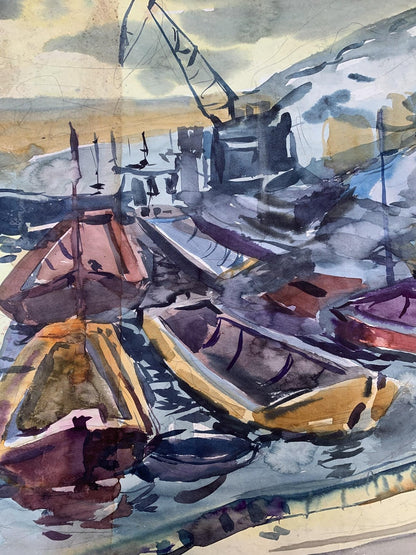 Watecolor painting Berth Litvinov Oleg Arkad'yevich