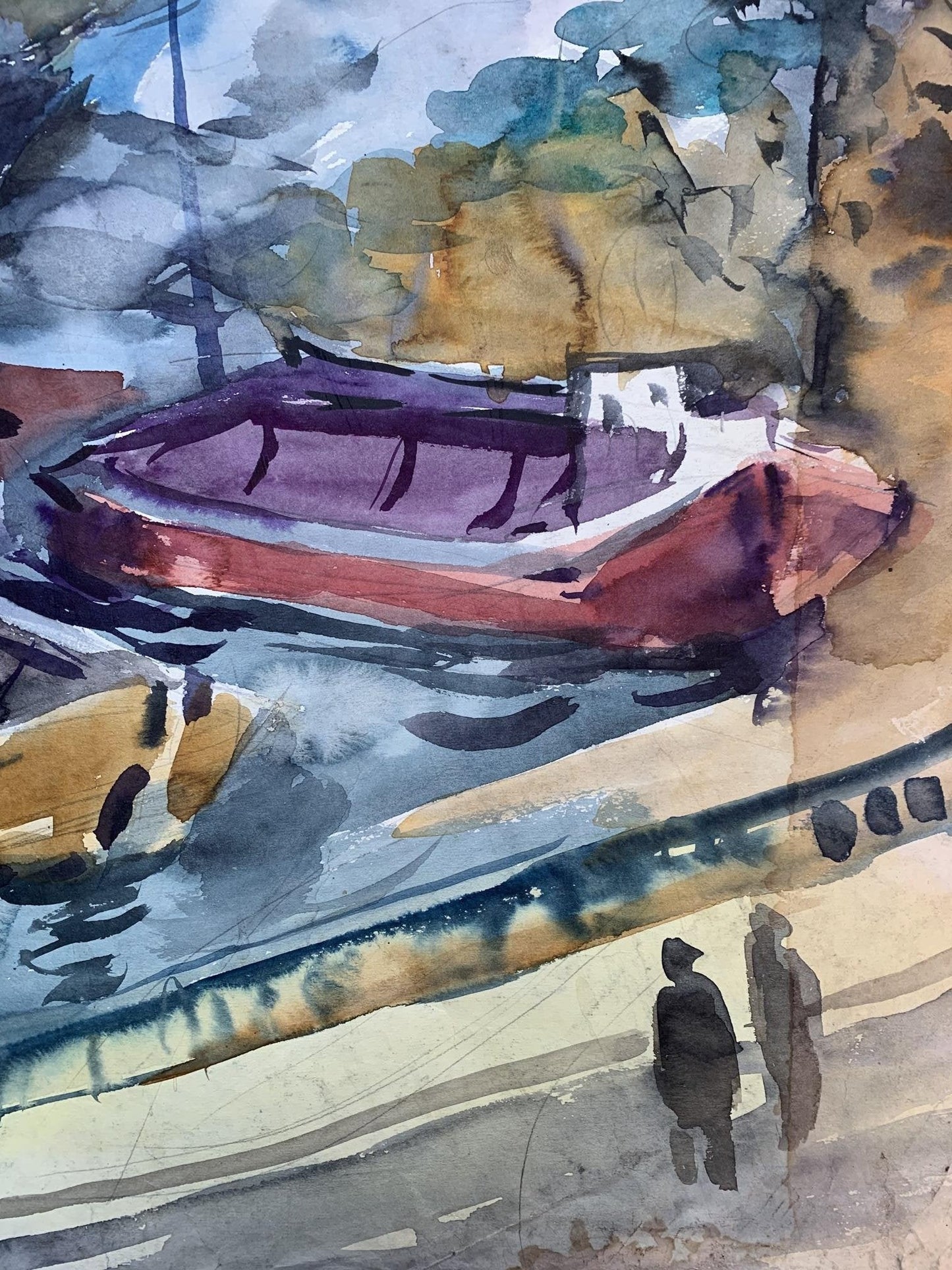 Watecolor painting Berth Litvinov Oleg Arkad'yevich