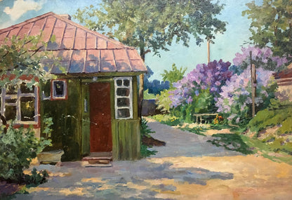 Oil painting May morning Lednev Dmitry