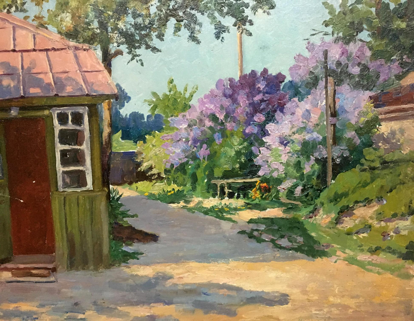 Oil painting May morning Lednev Dmitry