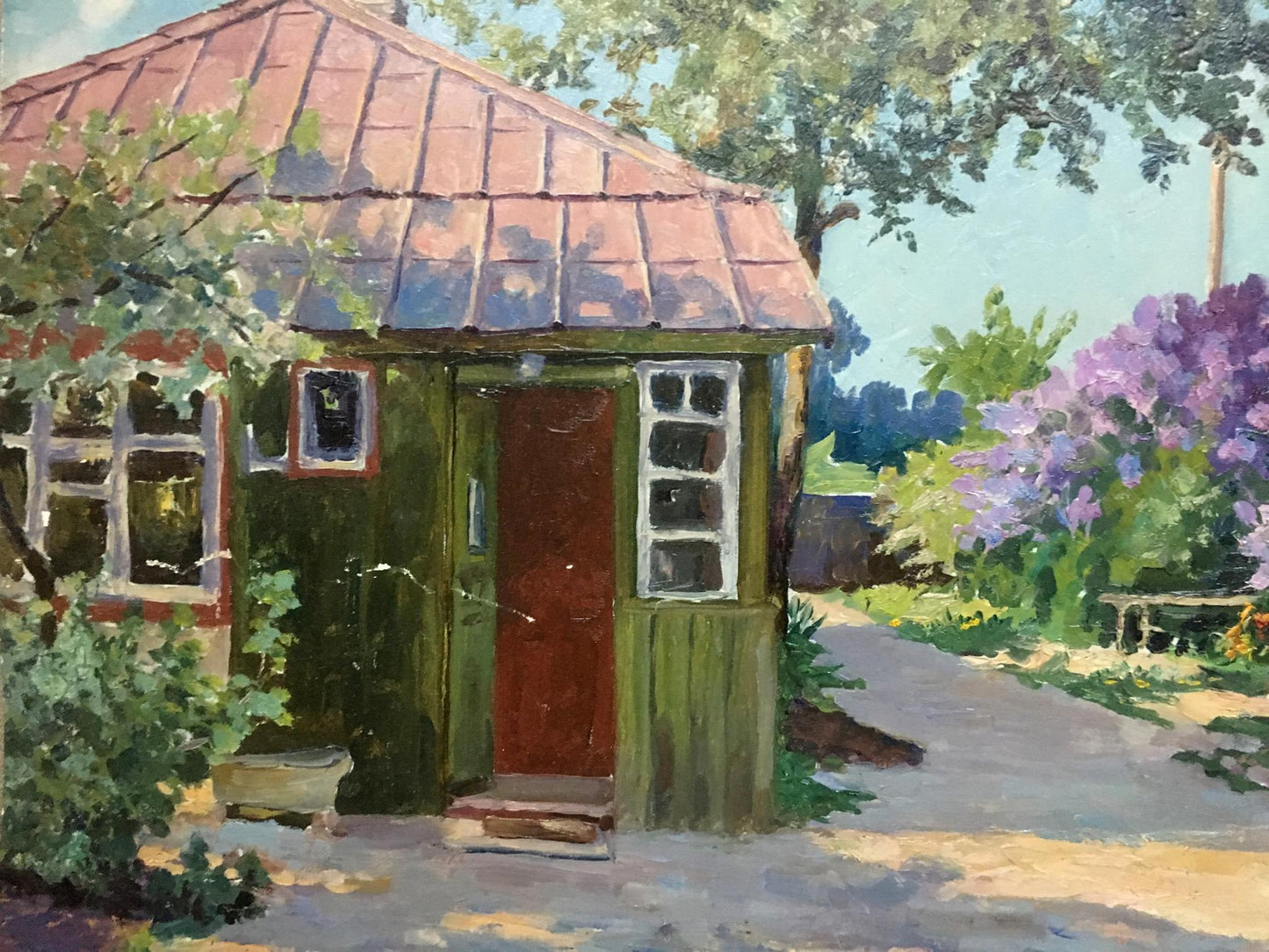 Oil painting May morning Lednev Dmitry