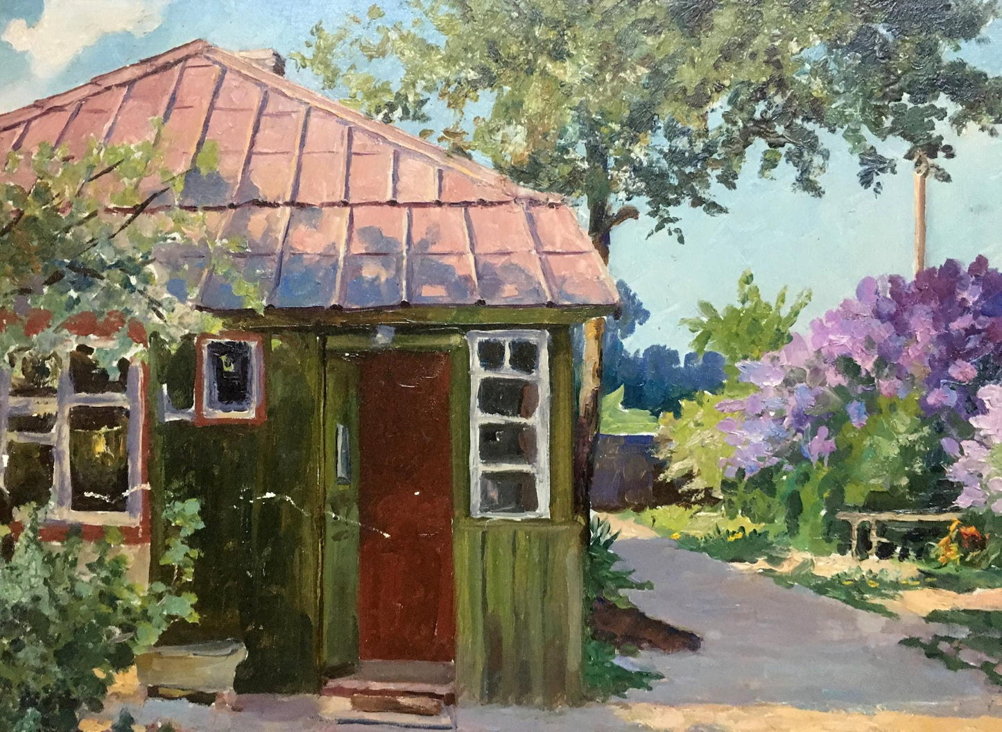 Oil painting May morning Lednev Dmitry