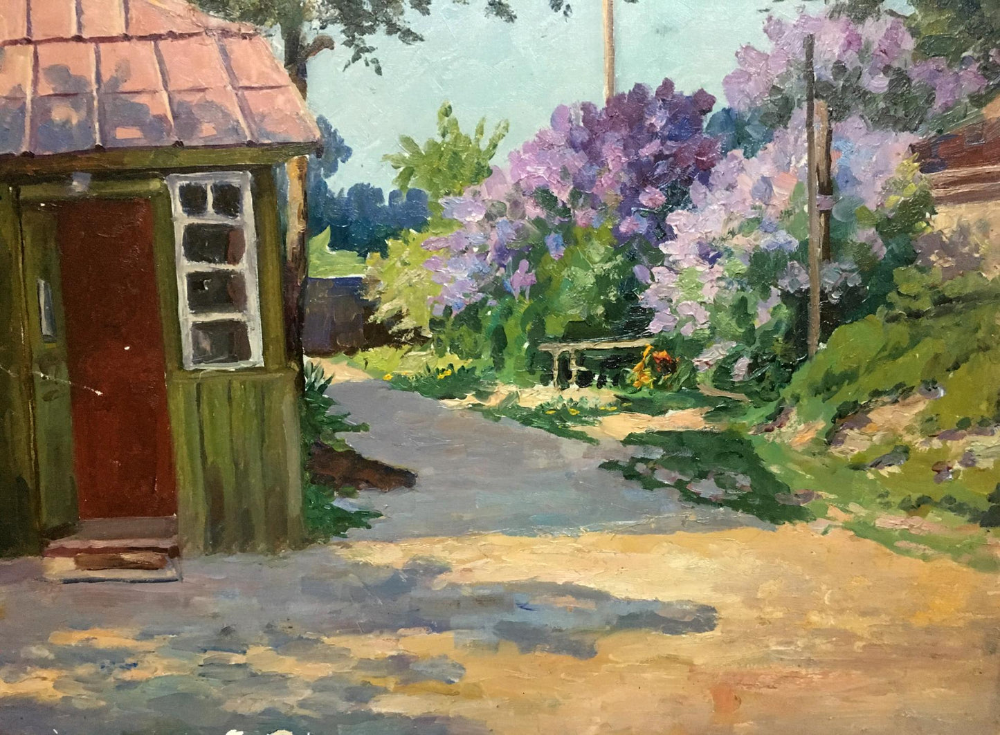 Oil painting May morning Lednev Dmitry