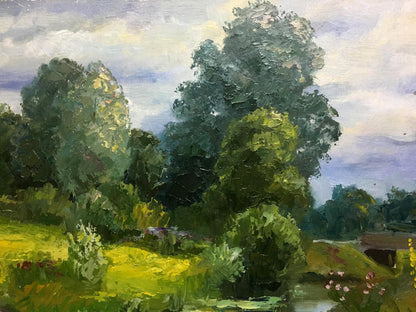 Oil painting Chernihiv landscapes Serdyuk Boris Petrovich