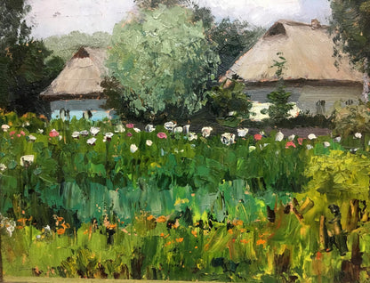 Oil painting Once upon a time Ivan Kirillovich Tsyupka