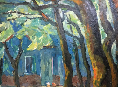 Oil painting It is noon Soldatov Gennady Vasilievich