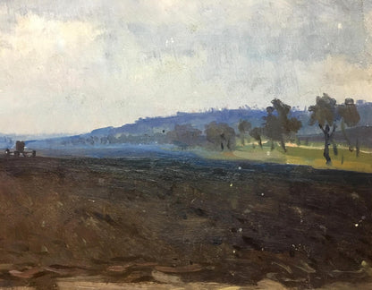 Oil painting Lubenskoye field Kravchenko Nikolay Ivanovich