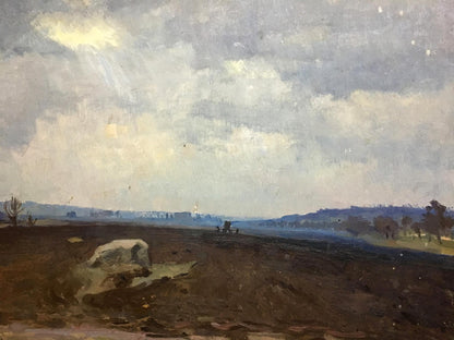 Oil painting Lubenskoye field Kravchenko Nikolay Ivanovich